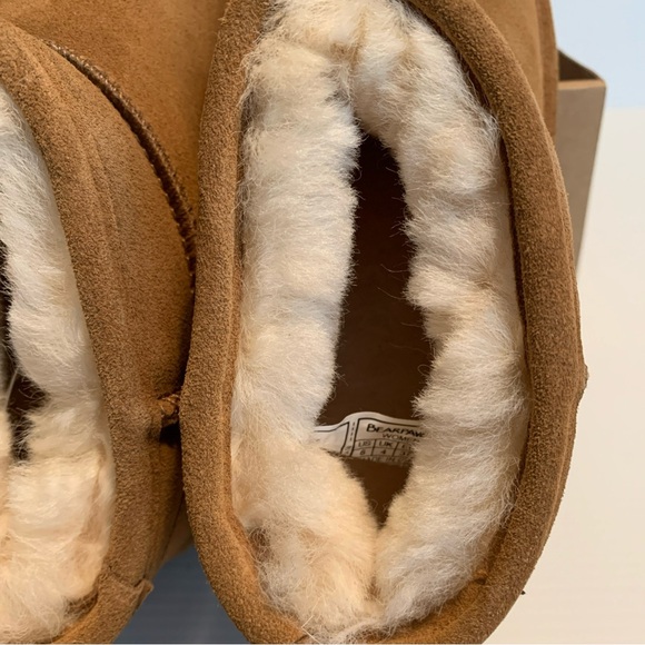 BearPaw Women’s Size 6 Hickory II Brown Suede & Wool Lined Boots Ankle Booties - Picture 12 of 12